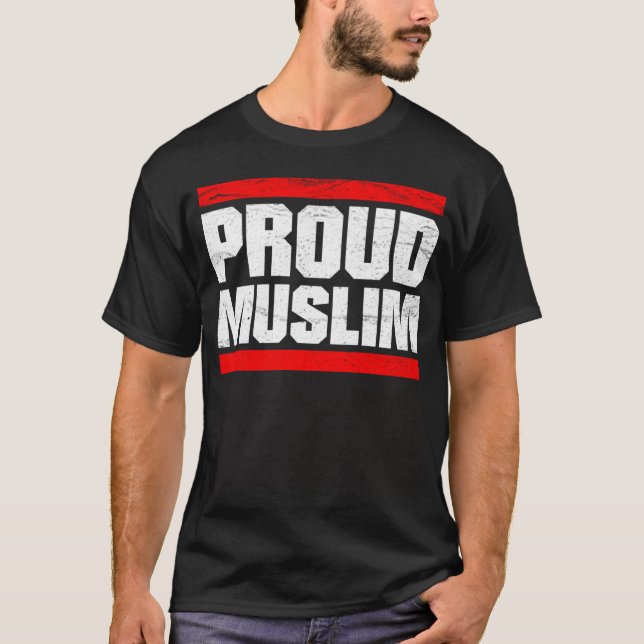 Camiseta Proud Muslim Muslima Arabic Culture Quran Sura Isl (Frente)