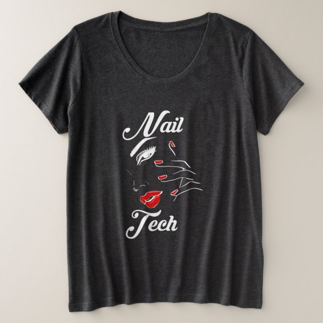 Camiseta Proud Nail Tech (Frente do Design)