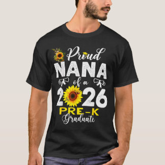 Camiseta Proud nana of 2026 pre-k graduate mothers day