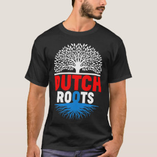 Camiseta  Proud Native Dutch Netherland Flag Dutch Roots Tr