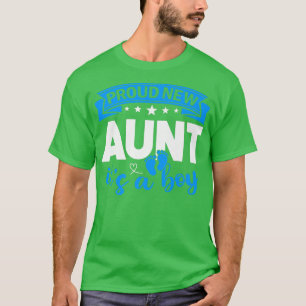 Camiseta Proud New Aunt It's A Boy Gender Reveal Men Women