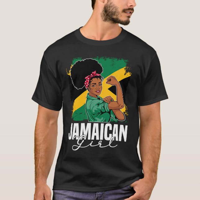 Camiseta Proud Of My Jamaican Roots Jamaica BHM BLM Pride A (Frente)