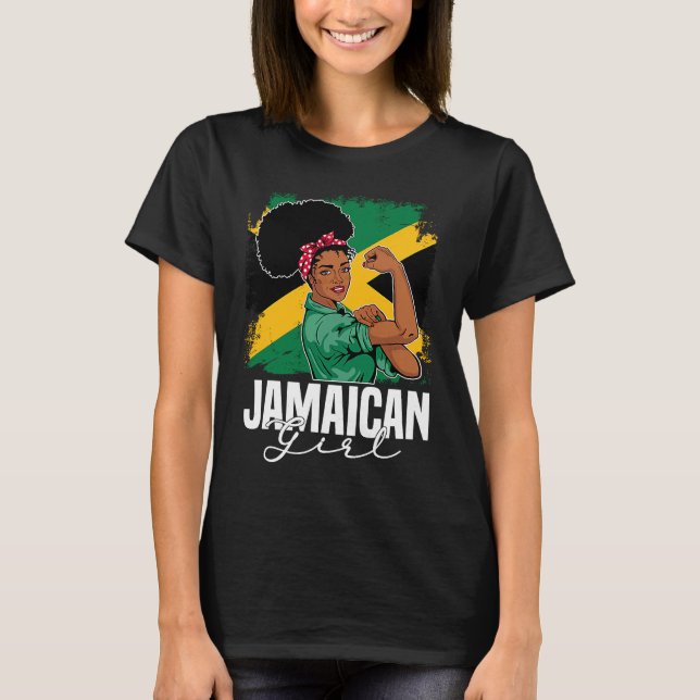 Camiseta Proud Of My Jamaican Roots Jamaica BHM BLM Pride A (Frente)