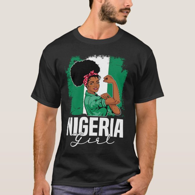 Camiseta Proud Of My Nigerian Roots Nigeria BHM BLM Pride A (Frente)
