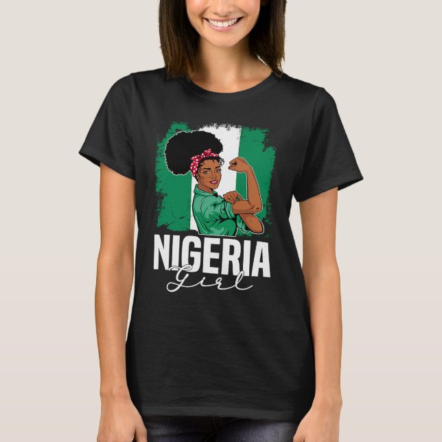 Camiseta Proud Of My Nigerian Roots Nigeria BHM BLM Pride A (Frente)