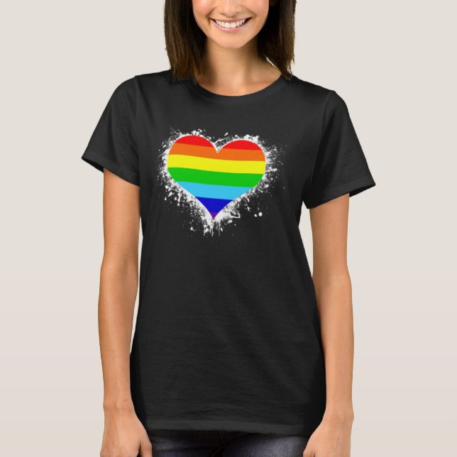Camiseta Proud Pansexual Transgender Queer LGBTQ+ Love Equa (Frente)