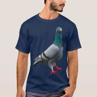 Camiseta Proud Pigeon ilustração Elegante Pombo-Arte Bird