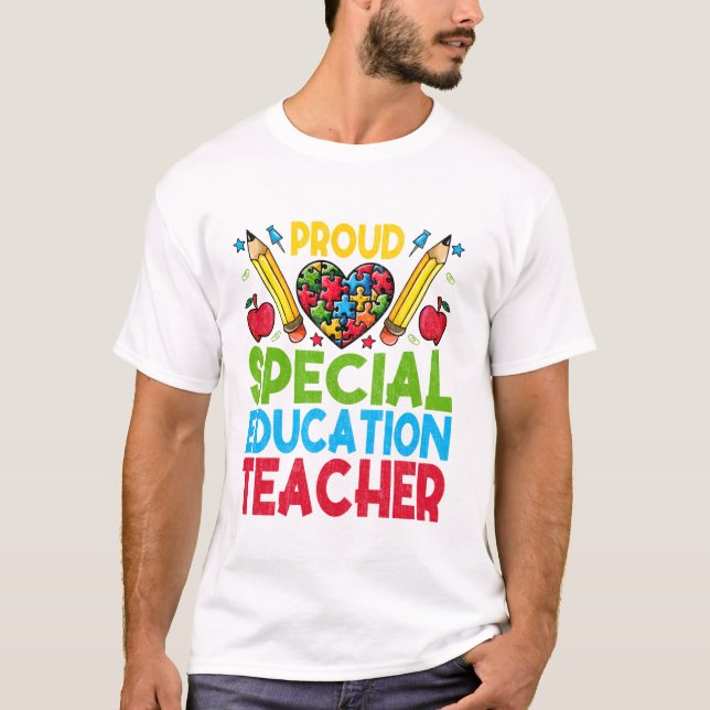 Camiseta Proud Special Education Teacher (Frente)