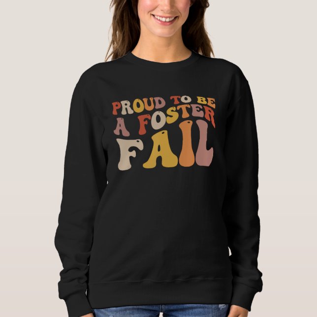 Camiseta Proud To Be A Foster Fail Groovy New Mom Dad Adopt (Frente)