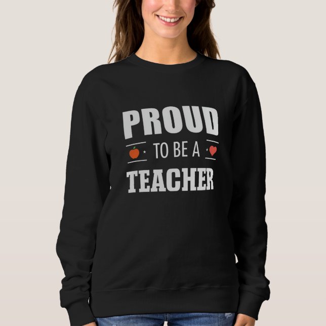 Camiseta Proud to Be a Teacher – Creative Typography (Frente)