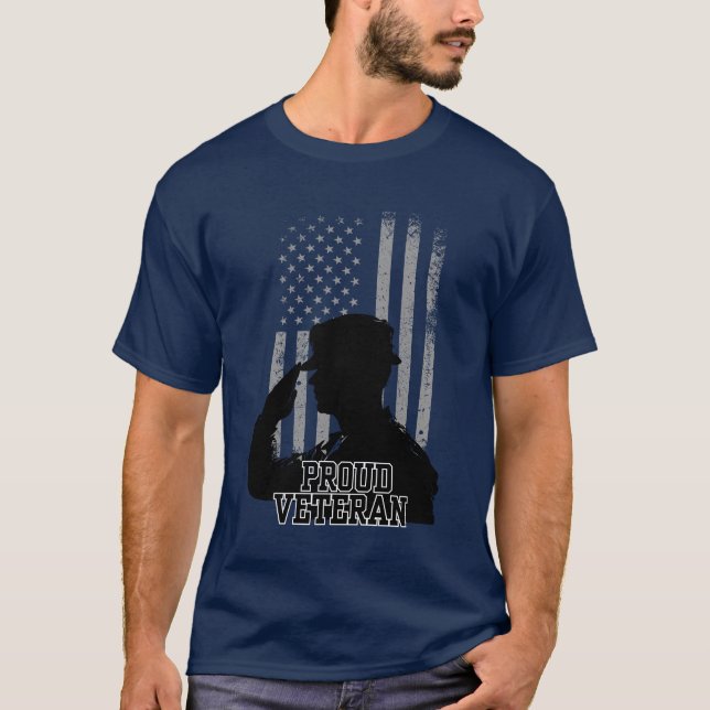 Camiseta Proud Veteran (Frente)