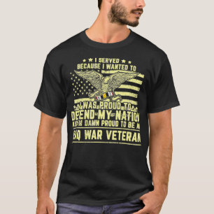 Camiseta Proud Veteran OIF Iraque Operação Liberdade Iraque