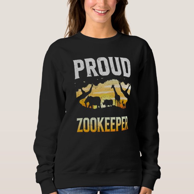 Camiseta Proud Zookeeper Zookeeping Zoo Keeper Zoos Keeping (Frente)