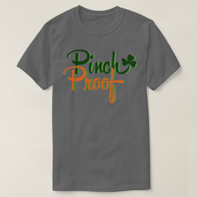 Camiseta PROVA DE PINCH verde (Frente do Design)