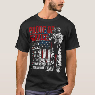 Camiseta Prova De Serviço Dd 214 Sarcasmo Tinnitus
