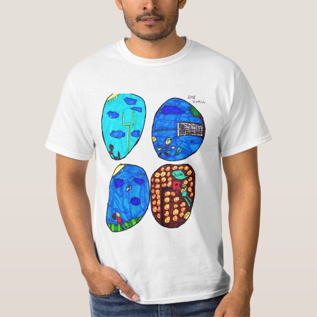 Camiseta Prova final dos esportes de Zepherence Rivard (Frente)