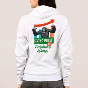 Camiseta Prova viva da Biologia Evolutiva Chimp Engraçado