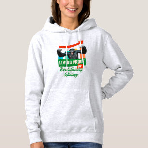 Camiseta Prova viva da Biologia Evolutiva Chimp Engraçado