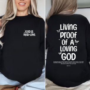 Camiseta Prova viva de uma borboleta amorosa de Deus