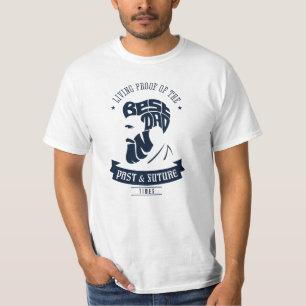 Camiseta Prova viva do melhor Pai do futuro passado