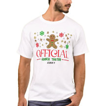 Provador de Biscoito Oficial Engraçado Natal Perso