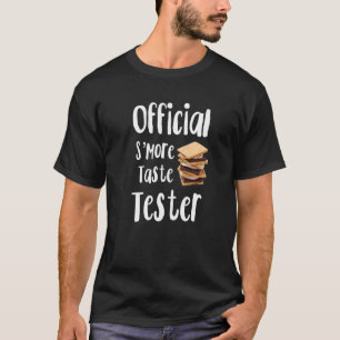 Camiseta Provador Oficial de S'more de S'mores de Acampamen
