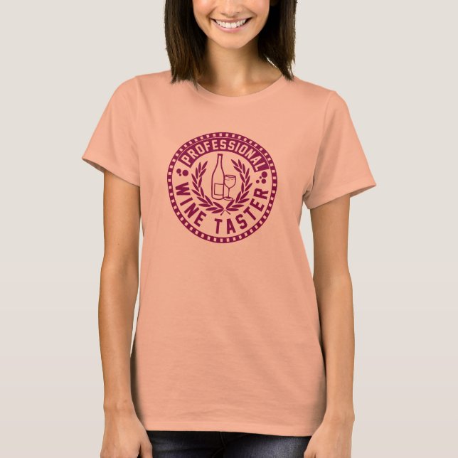 Camiseta Provador profissional do vinho (Frente)