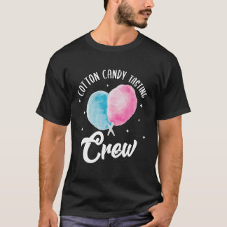 Camiseta Provando De Algodão Doces Com Vidro De Algodão
