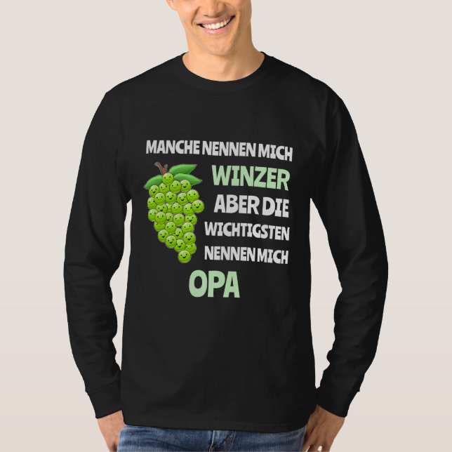 Camiseta Provando de vinho Vintage Winemaker (Frente)