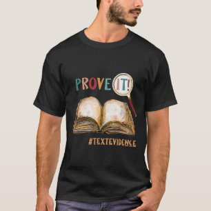 Camiseta Provas De Texto Engraçadas Presentes No Dia Do Tes