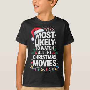 Camiseta Provavelmente Assistirão Todos os Amantes de Filme