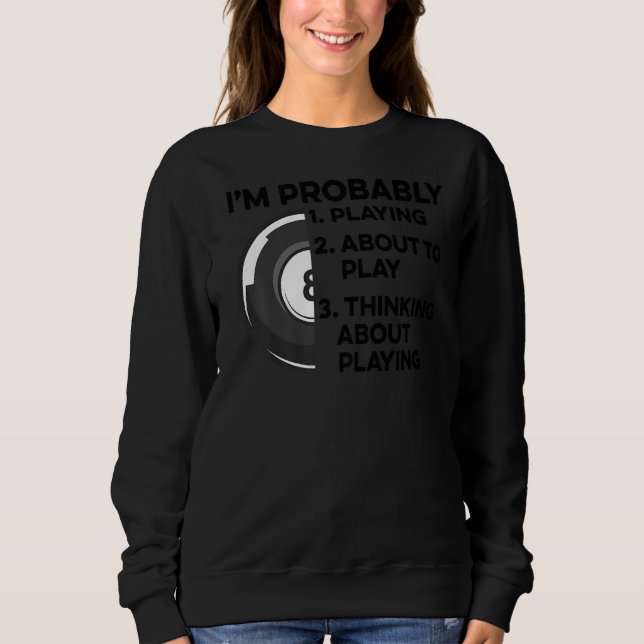 Camiseta Provavelmente estou brincando sobre o que pensar (Frente)