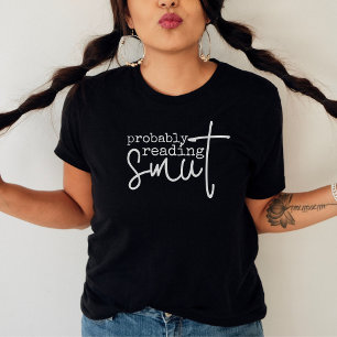 Camiseta Provavelmente Lendo O Sobretudo Do Livro