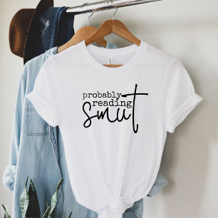 Camiseta Provavelmente Lendo O Sobretudo Do Livro