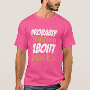Camiseta Provavelmente Pensando em Lanches 2