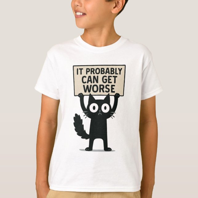 Camiseta Provavelmente Pode Piorar (Frente)