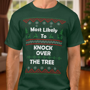 Camiseta Provavelmente, "Suéter de Natal Feio"