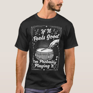 Camiseta Provavelmente Tocando Drums Player Bateristas
