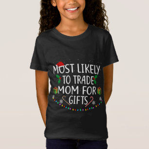 Camiseta Provavelmente Troca Mãe Por Presentes Chapéu do Pa