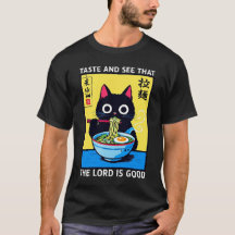 Prove e Veja que o Senhor é Bom Ramen Cat