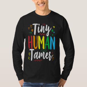Camiseta Provedor de Creche de Segurança de Humano Pequeno