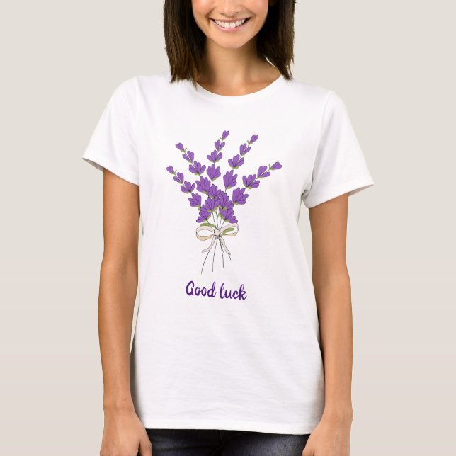 Camiseta Proveniência lavandas (Frente)