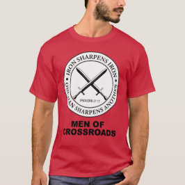 Camiseta Provérbio 27:17 Ferro Sharpens Iron Men of Crossro