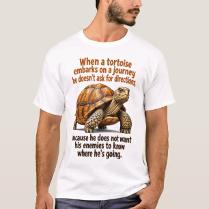 Camiseta Provérbio Africano Quando Uma Tartaruga Se Embarca