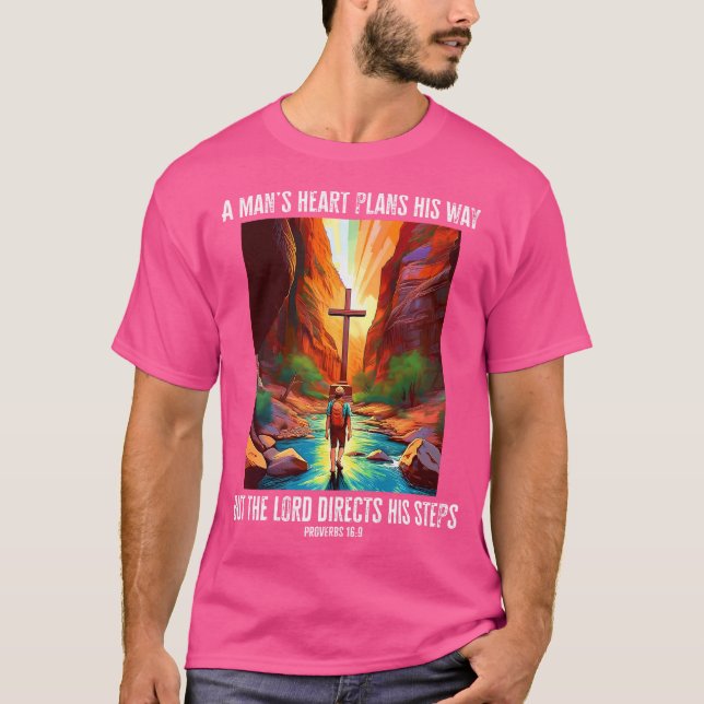 Camiseta Provérbios 169 Bíblia Verso Prendendo O Cristo Dos (Frente)