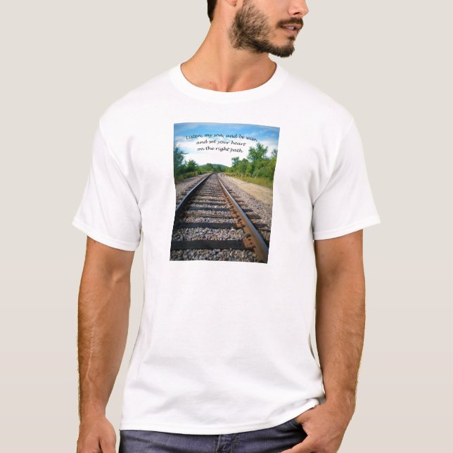 Camiseta Provérbios 23:19 (Frente)