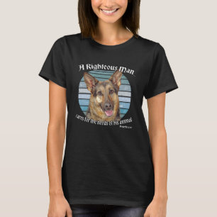 Camiseta Provérbios do proprietário do german shepherd 1210