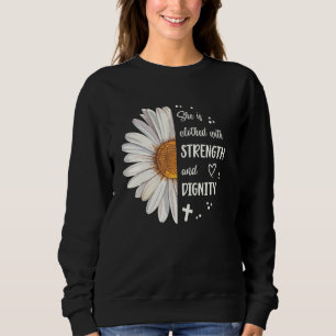 Camiseta Proverbos de Bíblia de Dignidade e Força Versa 312