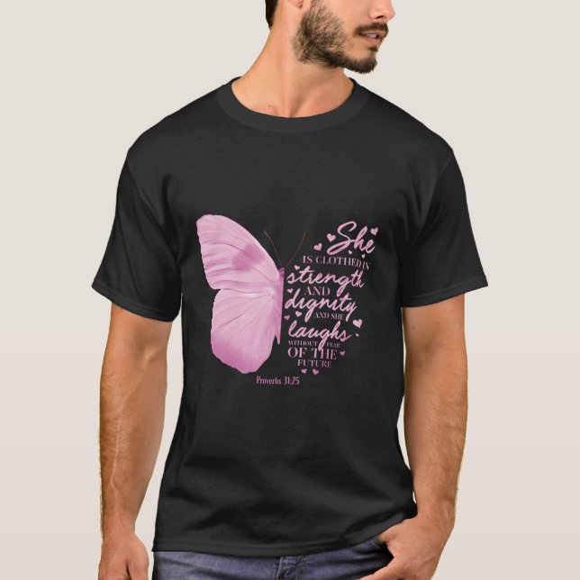 Camiseta Proverbs 31 Escritura De Culto Versa Sua Mãe (Frente)
