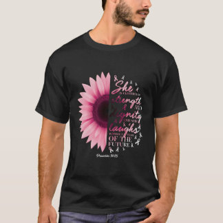 Camiseta Proverbs 31 Versos Awarenes do Cancer da Mama Cris